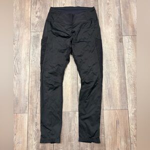 MEC Black Athletic Pants with Orange Tab